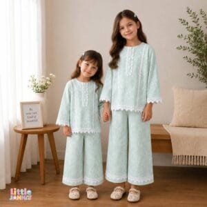 Unitika Cotton Ladies Set - Soft Green