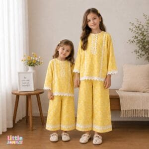 Unitika Cotton Ladies Set - Yellow