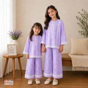 Unitika Cotton Ladies Set - Lavender