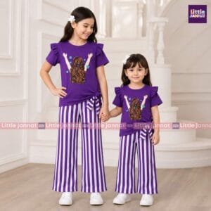 Cotton Summer Set -206- Violet