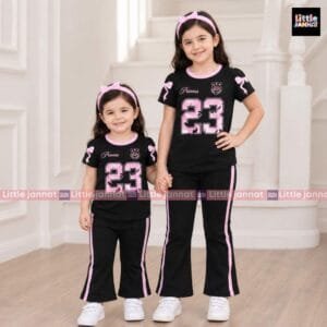 Cotton Summer Set -210 - Pinkish 23 Black
